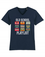 Cassette Tape Music Old School Playlist Tricou mânecă scurtă guler V Bărbat Presenter