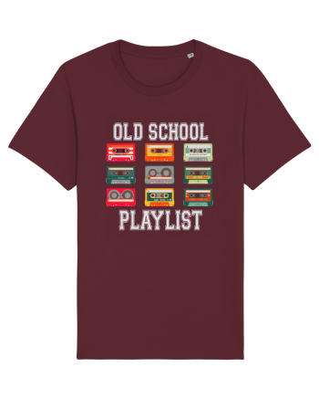 Cassette Tape Music Old School Playlist Burgundy