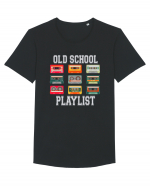 Cassette Tape Music Old School Playlist Tricou mânecă scurtă guler larg Bărbat Skater