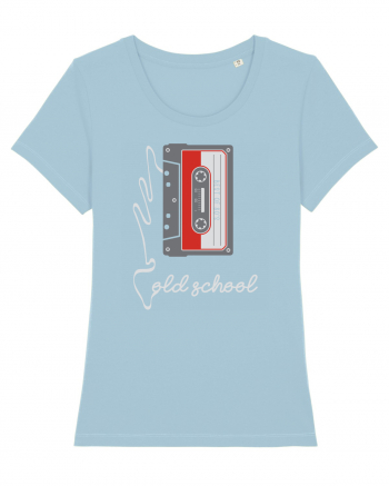 Cassette Tape Old School 80s Retro Sky Blue