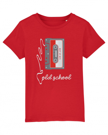 Cassette Tape Old School 80s Retro Red