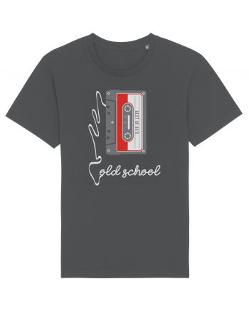 Cassette Tape Old School 80s Retro Anthracite