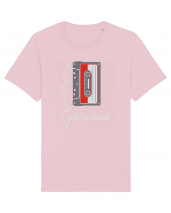 Cassette Tape Old School 80s Retro Cotton Pink