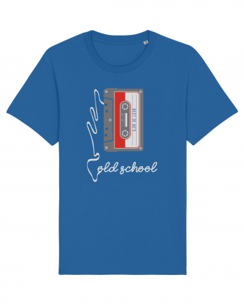 Cassette Tape Old School 80s Retro Royal Blue