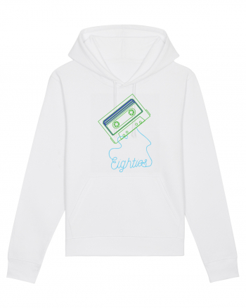 Eighties Cassette Tape 80s Retro White