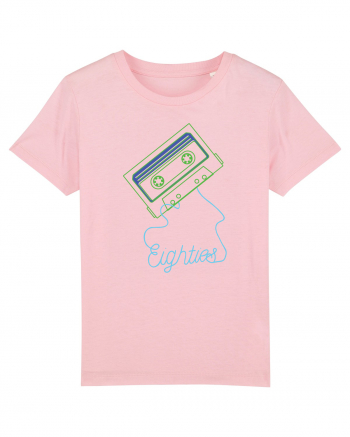 Eighties Cassette Tape 80s Retro Cotton Pink