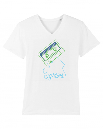 Eighties Cassette Tape 80s Retro White