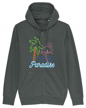 Flamingo Paradise Vintage 80s Anthracite