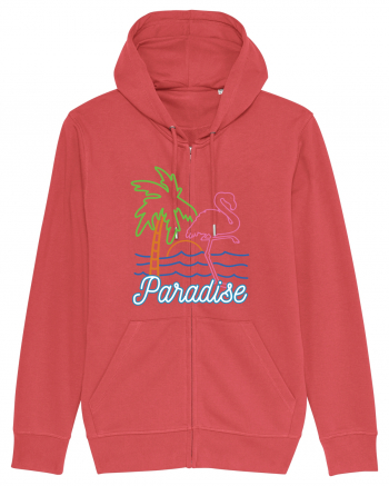 Flamingo Paradise Vintage 80s Carmine Red