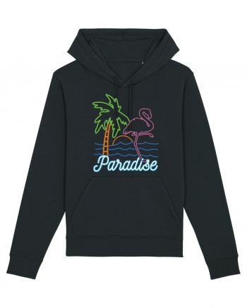 Flamingo Paradise Vintage 80s Black