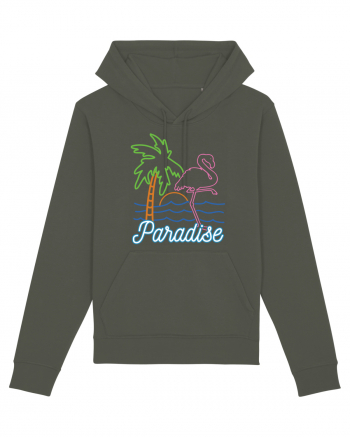 Flamingo Paradise Vintage 80s Khaki