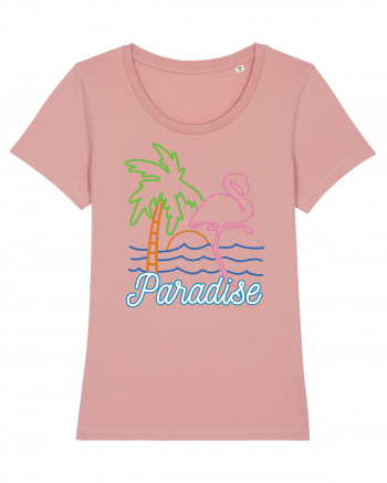 Flamingo Paradise Vintage 80s Canyon Pink
