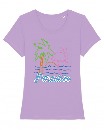 Flamingo Paradise Vintage 80s Lavender Dawn