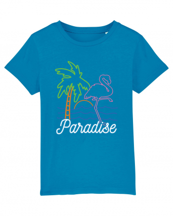 Flamingo Paradise Vintage 80s Azur