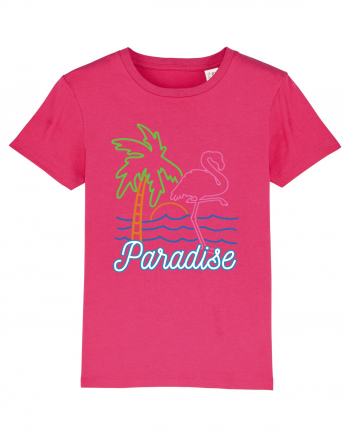 Flamingo Paradise Vintage 80s Raspberry