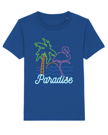 Flamingo Paradise Vintage 80s Majorelle Blue