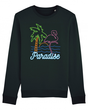 Flamingo Paradise Vintage 80s Black