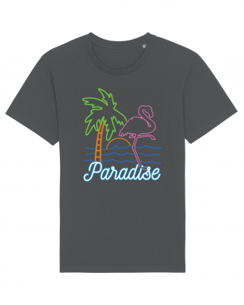 Flamingo Paradise Vintage 80s Anthracite