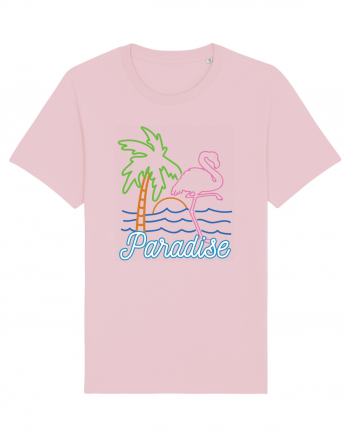 Flamingo Paradise Vintage 80s Cotton Pink