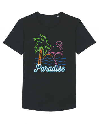 Flamingo Paradise Vintage 80s Black