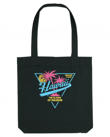 Hawaii 80s Retro Style Black