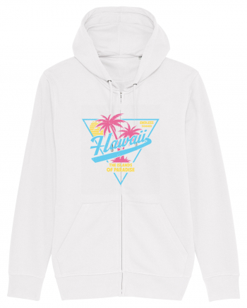 Hawaii 80s Retro Style White