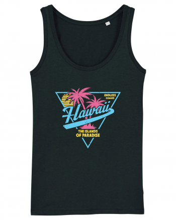 Hawaii 80s Retro Style Black