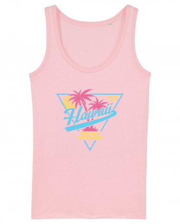 Hawaii 80s Retro Style Cotton Pink