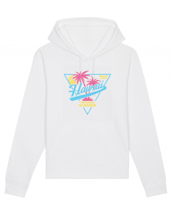 Hawaii 80s Retro Style White