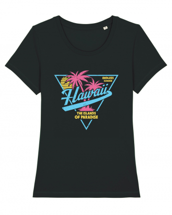 Hawaii 80s Retro Style Black