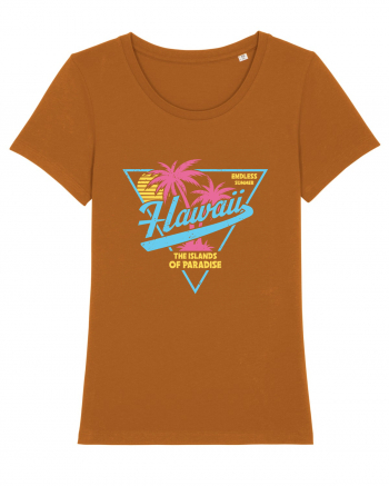 Hawaii 80s Retro Style Roasted Orange