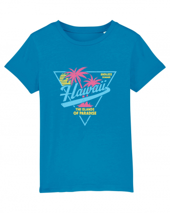 Hawaii 80s Retro Style Azur