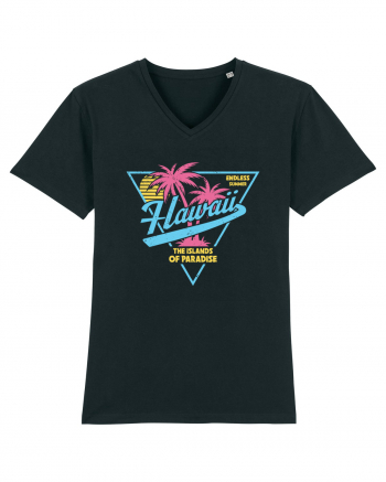 Hawaii 80s Retro Style Black