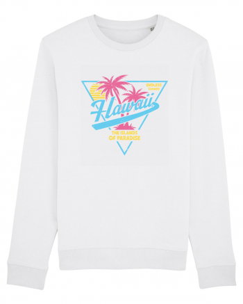 Hawaii 80s Retro Style White