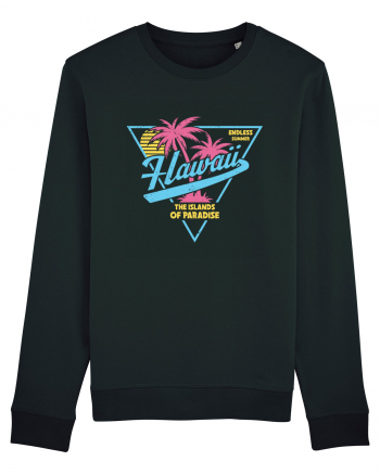 Hawaii 80s Retro Style Black