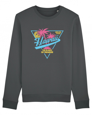 Hawaii 80s Retro Style Anthracite