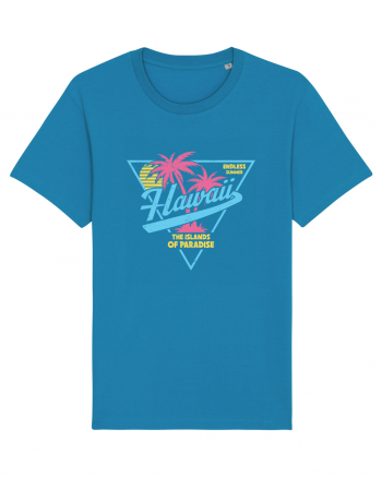 Hawaii 80s Retro Style Azur