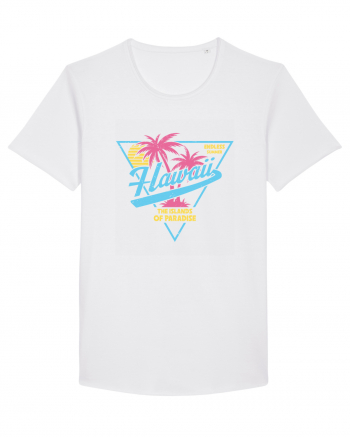 Hawaii 80s Retro Style White