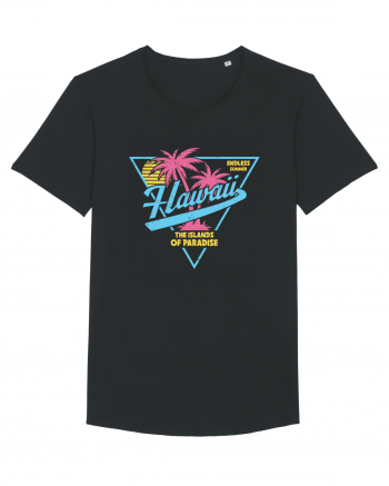 Hawaii 80s Retro Style Black