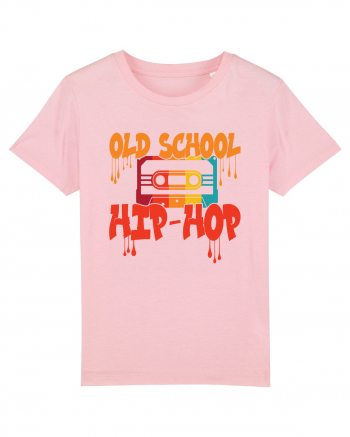 Hip Hop 80s 90s Graffiti Cassette Retro Cotton Pink