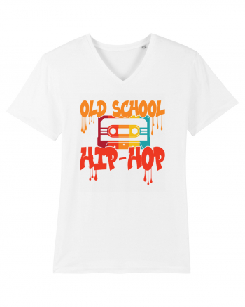 Hip Hop 80s 90s Graffiti Cassette Retro White