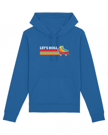 Let's Roll Skating Skater Vintage 70s 80s Royal Blue