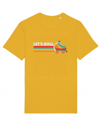 Let's Roll Skating Skater Vintage 70s 80s Spectra Yellow