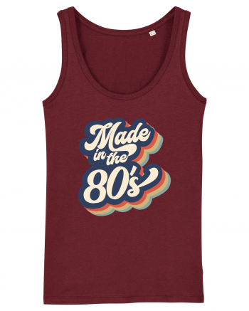 Made In The 80s Vintage Burgundy