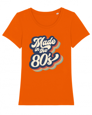 Made In The 80s Vintage Bright Orange