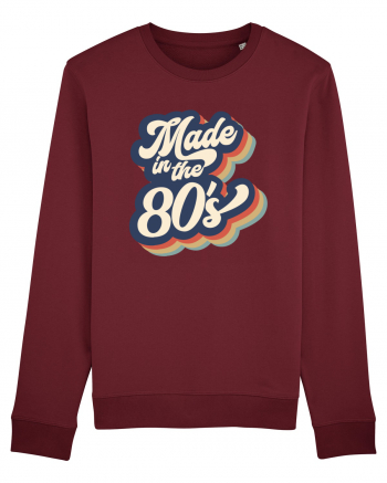 Made In The 80s Vintage Burgundy