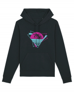 Palm Tree Retro 80s Hanorac Unisex Drummer