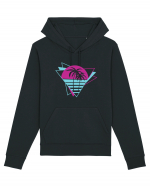 Palm Tree Retro 80s Hanorac Unisex Drummer