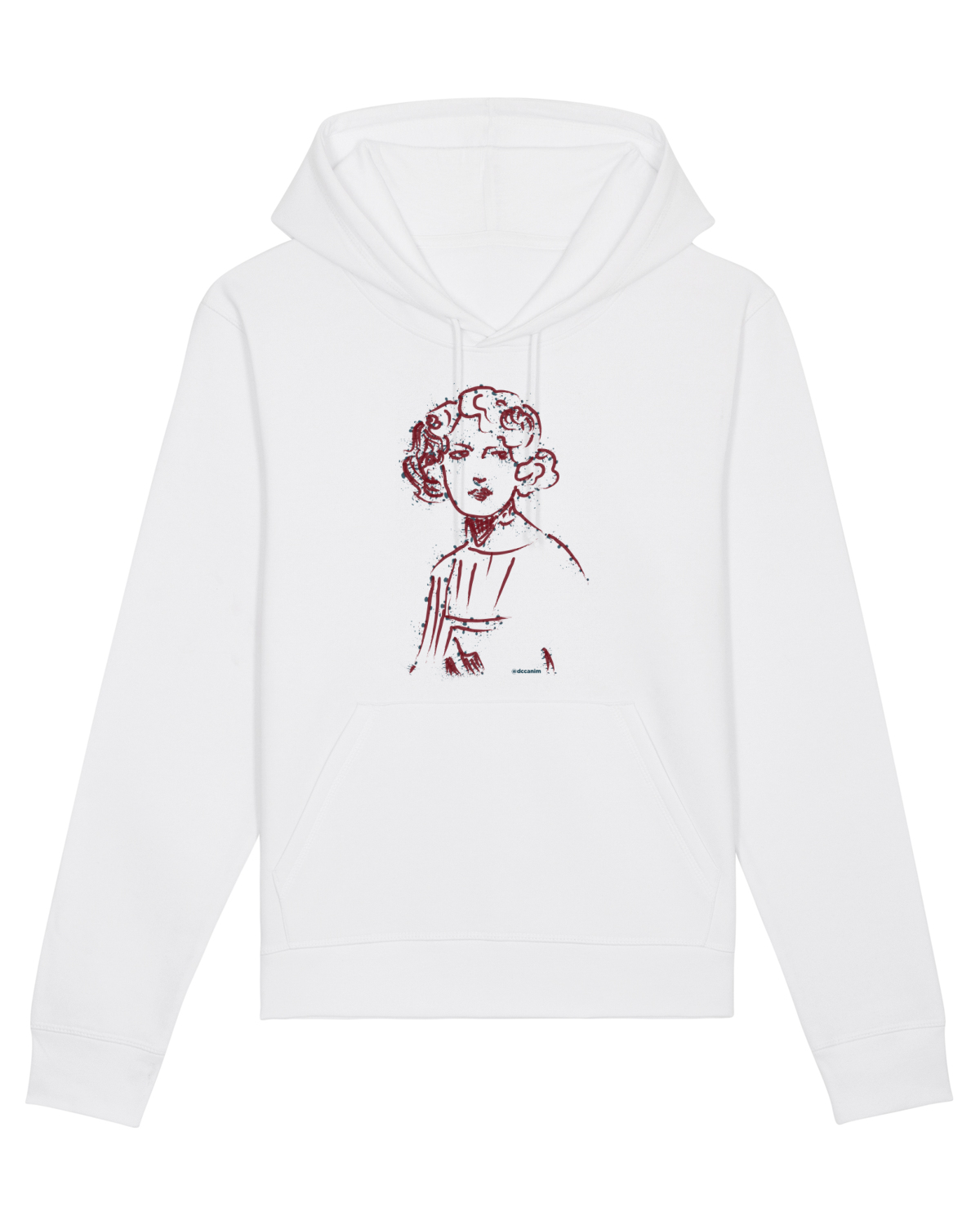 Hanorac Unisex Drummer White