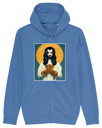 jesus cu pisici Bright Blue